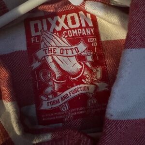 Dixxon Red and White Flannel Shirt